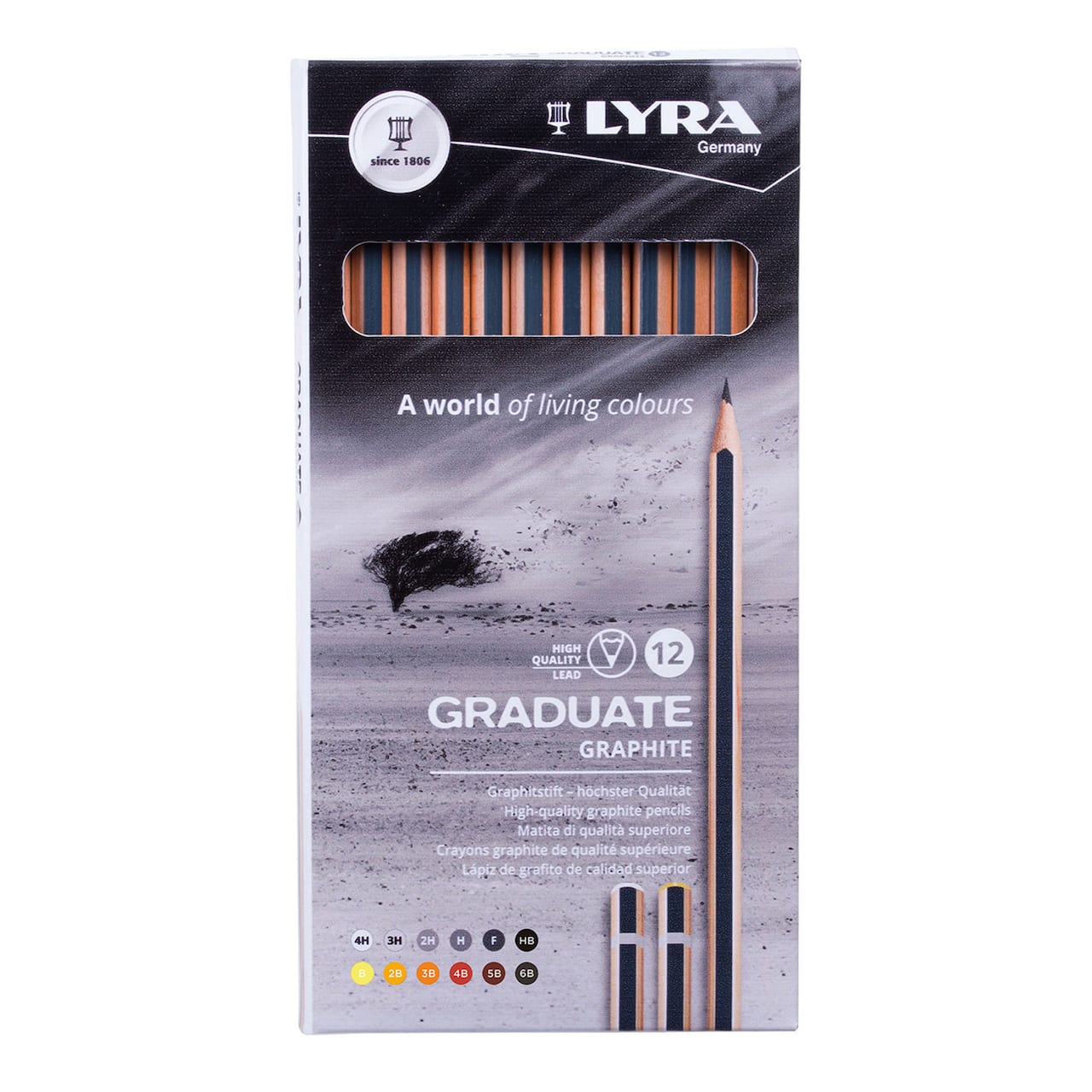 Lyra Graduate Student-Grade Graphite Pencils, 12ct.